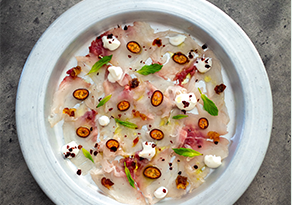 旬の魚のカルパッチョ